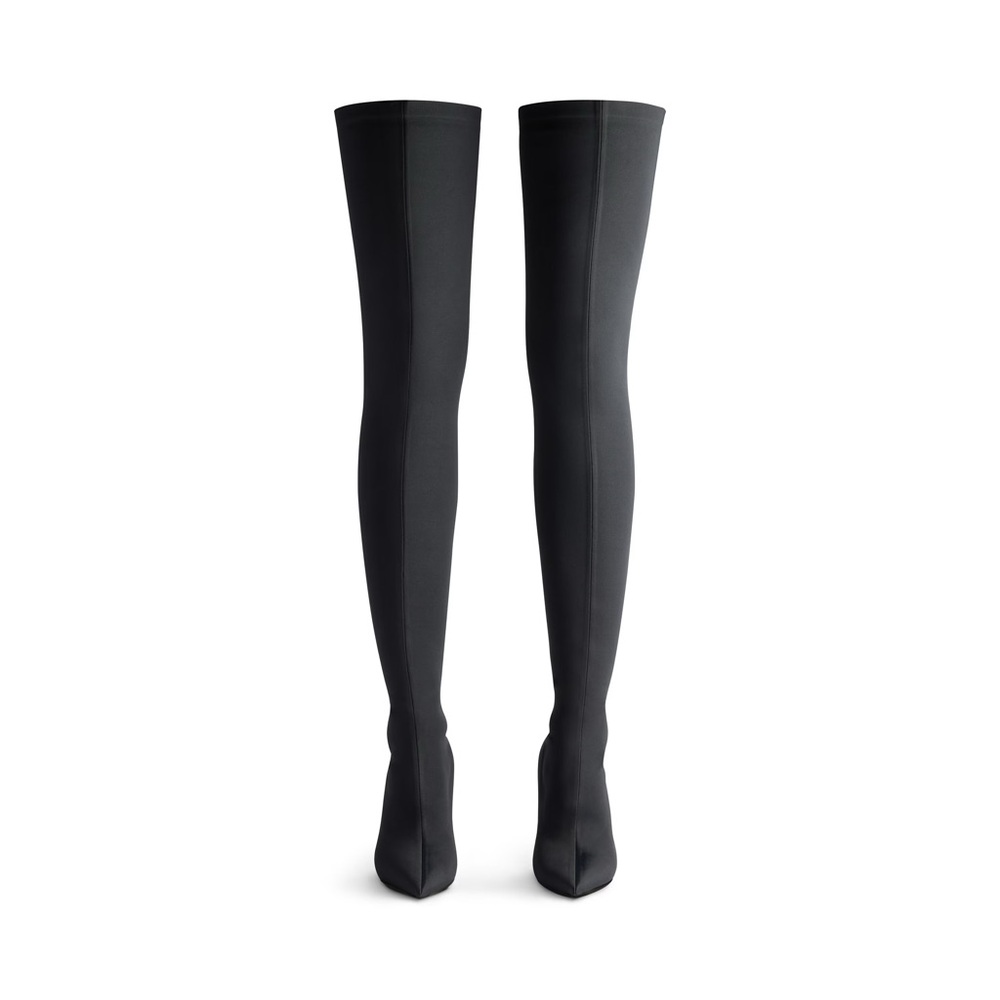 Balenciaga Knife Over-The-Knee Boots in Black (Size 37)